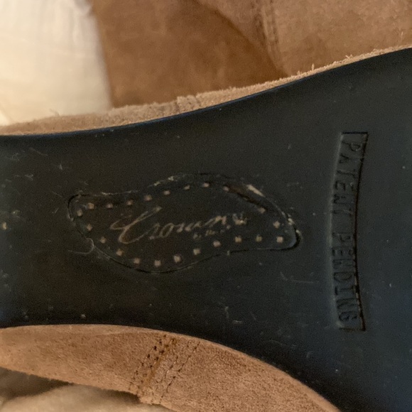 Crown by Born “Faylan” Coco Suede Ankle Boots, wedge heel, size 7 women’s - Picture 10 of 10